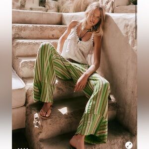 Free People Days end striped pants- XS